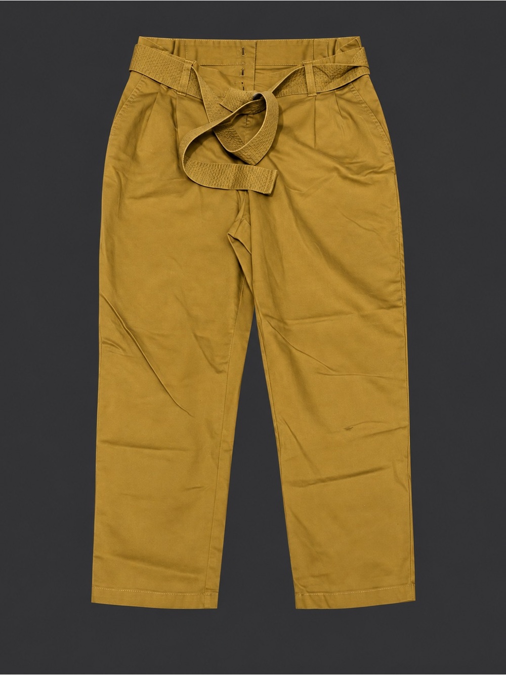 A New Day Mustard Belted Pants Size 16